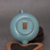 Ru Kiln Blue Glaze Dragon Handle Kettle: Song Dynasty-Style Porcelain Antique Ornament.