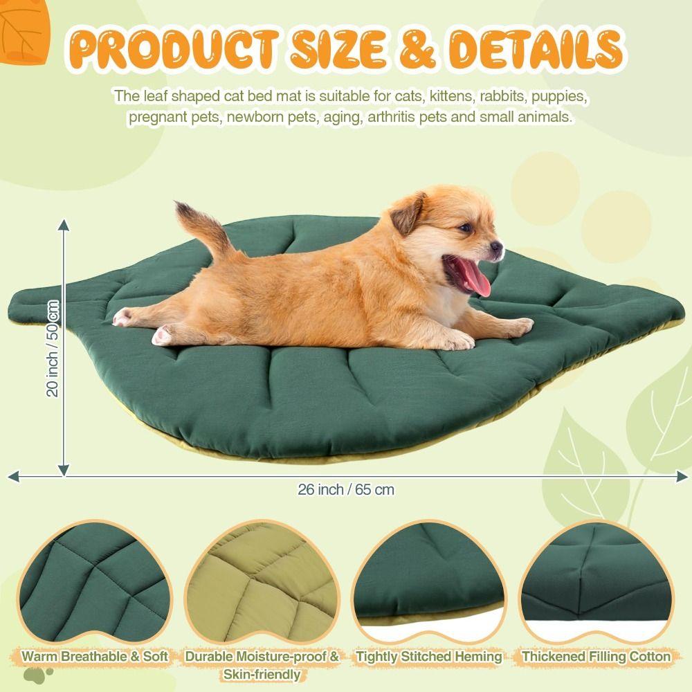 Double Sided Cat Nest Soft Cotton Pet Bed Cute Seat Cushion  Pet Supplies