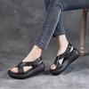 Summer Fashion Casual Sandals Set Toe Thick Sole Platform Sandals High-heeled Fish Mouth Shoes for Women