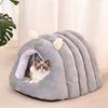Durable Winter Multiple Colors Detachable Cat House Semi-Enclosed Four-Season Universal Pet Nest Small Pet Shelter Washable Pet Supplies