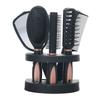Set of 5 Hair Combs Mirror Set Professional Salon Hair Cutting Brushes Sets Salon Hairdressing Styling Tool And Holder