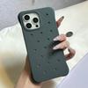 DIY Hole for Crocs Charms Silicone Phone Case For iPhone 17 Pro Max 16 15 14 13 Pro 16 Plus Candy Color Shockproof Soft Cover