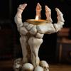M-Современный-Подсвечник на Хэллоуин Скелет Рука Призрака Подсвечник Смоляное Украшение Подсвечник для Фестиваля Призраков Свеча