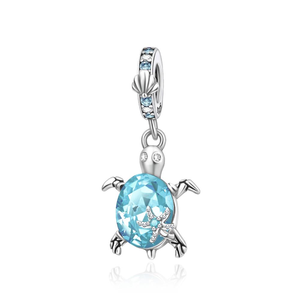 Медный браслет Copper Fit Original Шарм Ювелирные изделия Сделай сам Синий клип Бусина Серия Галактика Звездное небо Подвеска Луна Подвеска