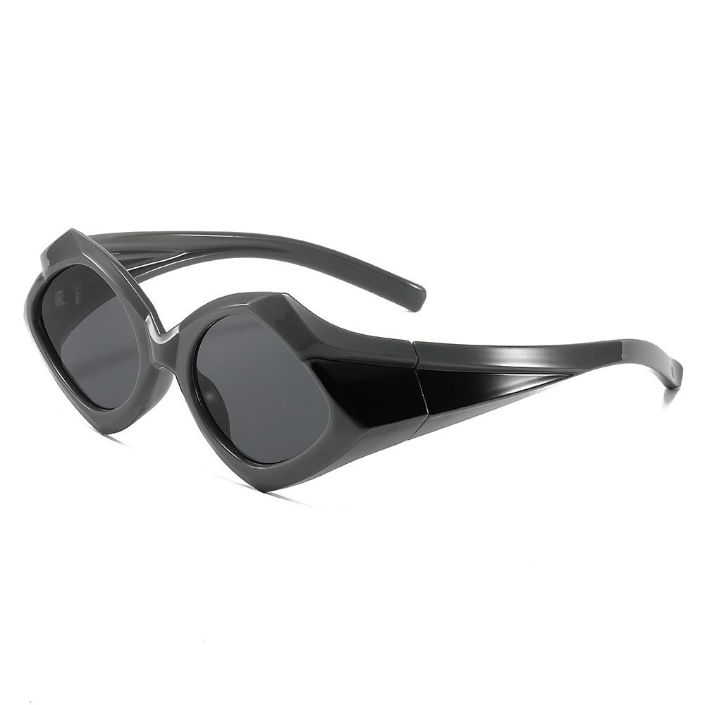 Durable High Quality High End Designer Style Retro Trendy Edgy Punk Oversized Female For Both Male Sun Glasses