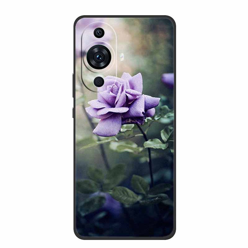 Чехол для телефона Huawei Nova 12s Задняя крышка Ударопрочный Черный Силикон Мягкий Funda для Huawei Nova 12s Чехол Nova12s 6.7" Coque