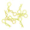 10Pcs RC Car   Clip RShape Metal Body Clips Pins for 1/5 1/6 1/8 1/10 RC Car(Gold )