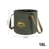 Portable Fishing Bucket Multipurpose Water Storage Bag Travel Camping Folding Bucket Multi-functional Folding