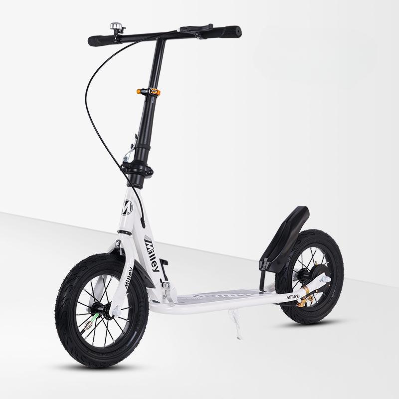High Stand Adult Scooter for 6-18 Year Olds Foldable Pedal Bicycle for Children Youth City Scooter Bicycle for Boy & Girl Kids