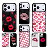 Красные губы Kiss Me Чехол для телефона Fundas Для iPhone 17 AIR 16 Pro Max 15 14 Pro 11 12 13 Ударопрочный силиконовый чехол