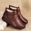 Fashion Winter Soft Soled Non Slip Flat Bottom Boots Anti Cold Plush Insulation Comfortable Versatile Cotton Boots for Daily Leisure