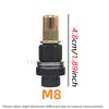 1pcs Hand Rivet Nut Gun Head Nuts Adapter Tool Riveter Tool Accessory For Nuts M3 M4 M5 M6 M8 M10 M12