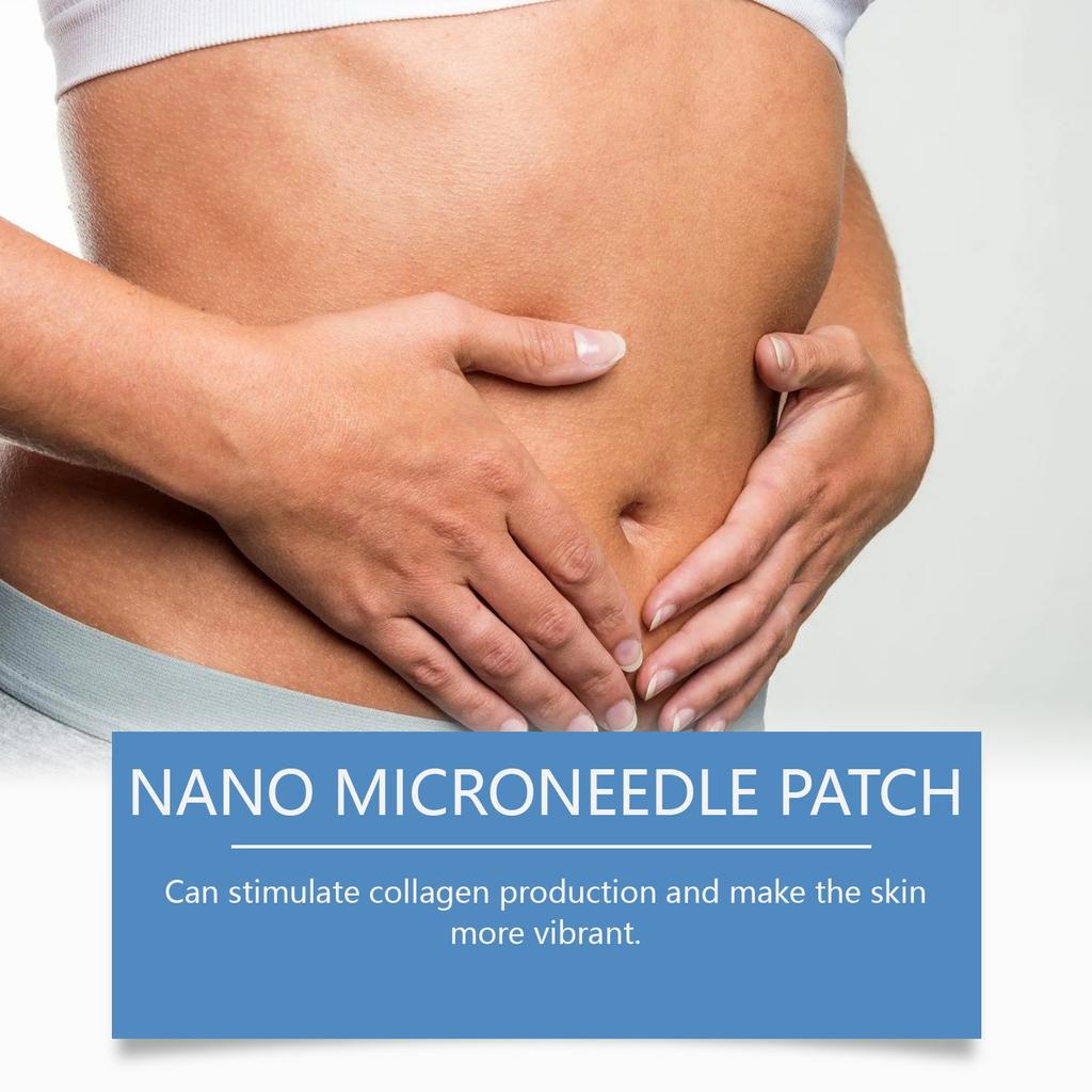 Пластырь Nano Micro Needle, наклейка для похудения и контурирования тела, укрепляющая наклейка, уменьшающая мелкие морщины и подчеркивающая морщины патч для ухода(4шт