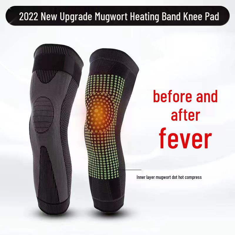 Полынь Нескользящие наколенники для мужчин и женщин - Длинные, тонкие, нейлоновые, для холодных ног