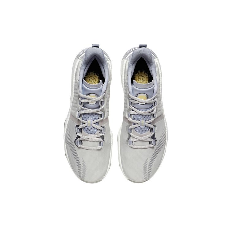 Li-Ning Unbounded 3 Легкие высокопрочные многофункциональные повседневные туфли с низким верхом Мужские кроссовки Микро-Кристалл-Серый AFVS003-1