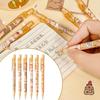 6pcs with Eraser Capybara Mechanical Pencil Press Movable Pencil Creative Sketch Pencil  Students
