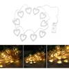 LED Heart Shaped Battery Box String Light Fairy Light Decor for Outdoor and Indoor Holiday Party