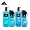 Мужское средство 3-в-1 Adidas: гель для душа, шампунь и очищающее средство для лица