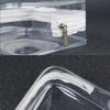 Набор прозрачных водонепроницаемых ПВХ косметичек - Дорожный набор из 3 предметов с напечатанным логотипом