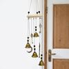 Wooden Wood Witch Wind Chime Key Star Bell Bell Crafts Ornaments  Home Garden Courtyard