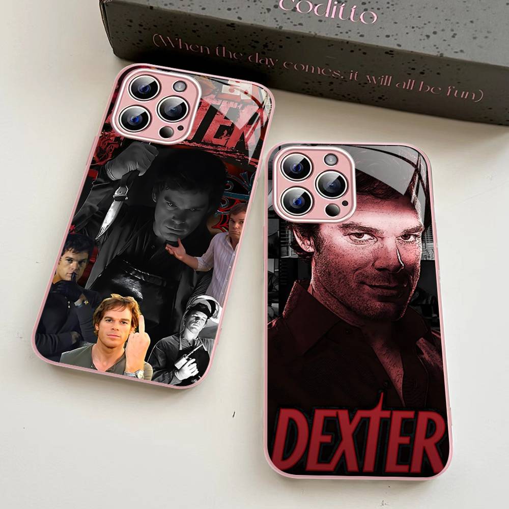 Movie D-Dexter Tempered Glass For Iphone 14 13 12 11 Pro Mini XS MAX 14Plus X XS XR Fundas