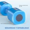 4 In 1 Adjustable Dumbbell Set Of 1 1.5 2 2.5 Kg With Non Slip Handles And Square Design For Home Gym