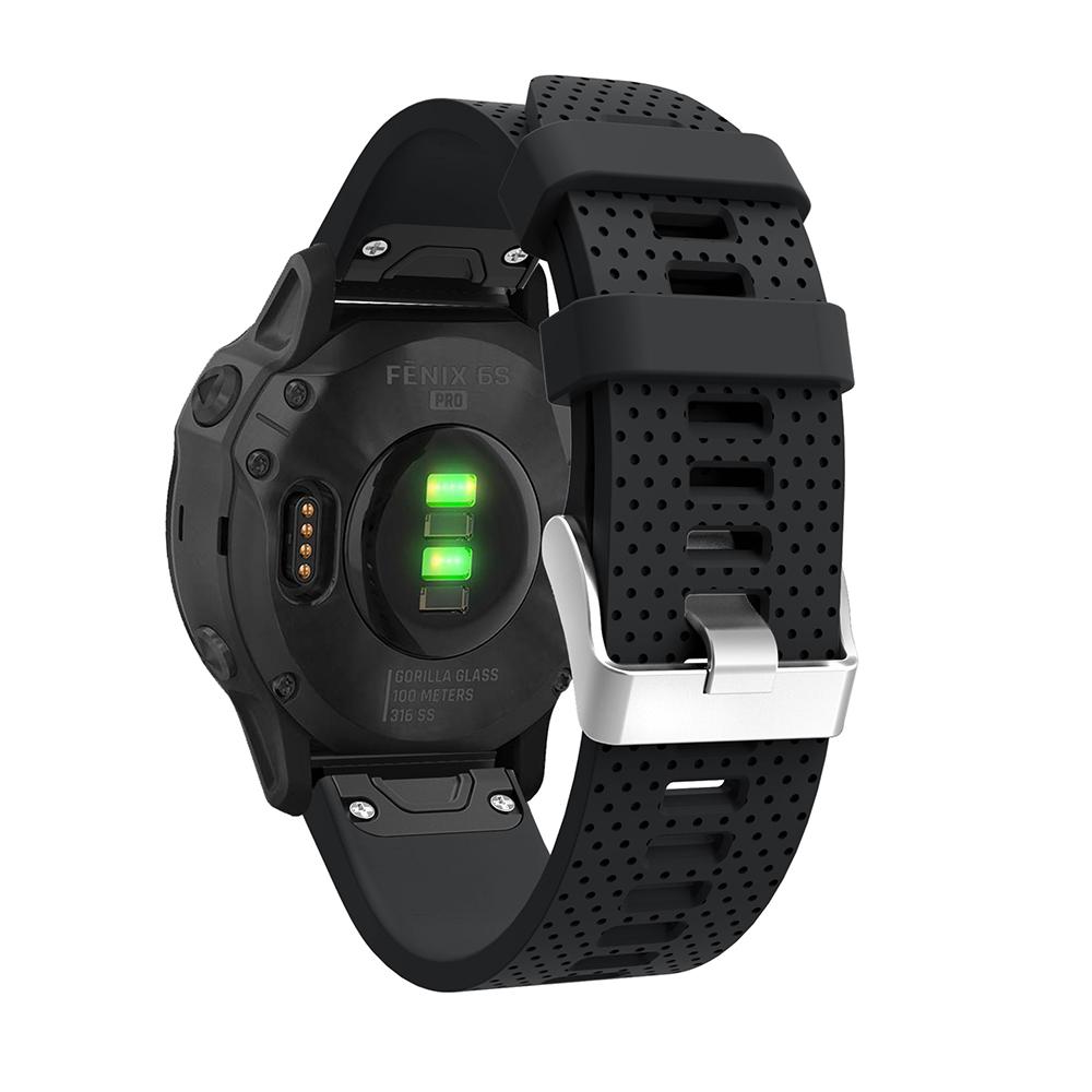 Быстросъемный силиконовый ремешок 20 мм для Garmin Fenix 5S 6S 7S, ремешок для умных часов Garmin Instinct 2S