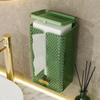 Tissue Box Holder Dryer Sheet Wall Mount Modern for Bathroom Organizer Toilet