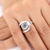 Sky Blue Topaz Gemstone 925 Sterling Silver Jewelry Handmade Women Ring For Gift RR-68-10