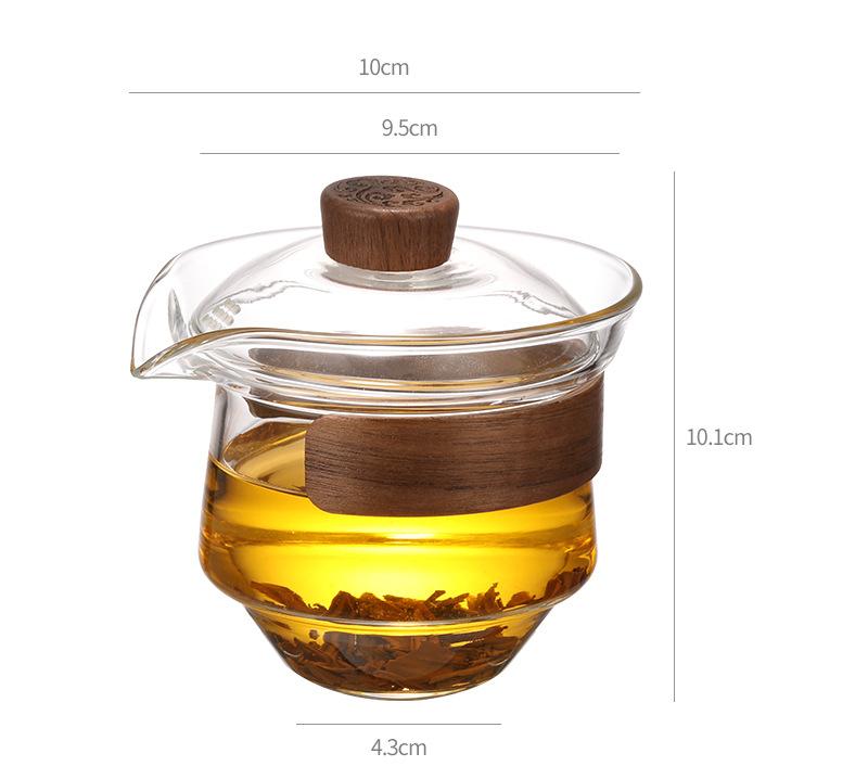 Стеклянный чайник, чашка, чайник, чайный сервиз Kungfu, крышка, миска, чайная чаша, принадлежности для заваривания чая, чайная утварь, наборы для заваривания чая и чашек