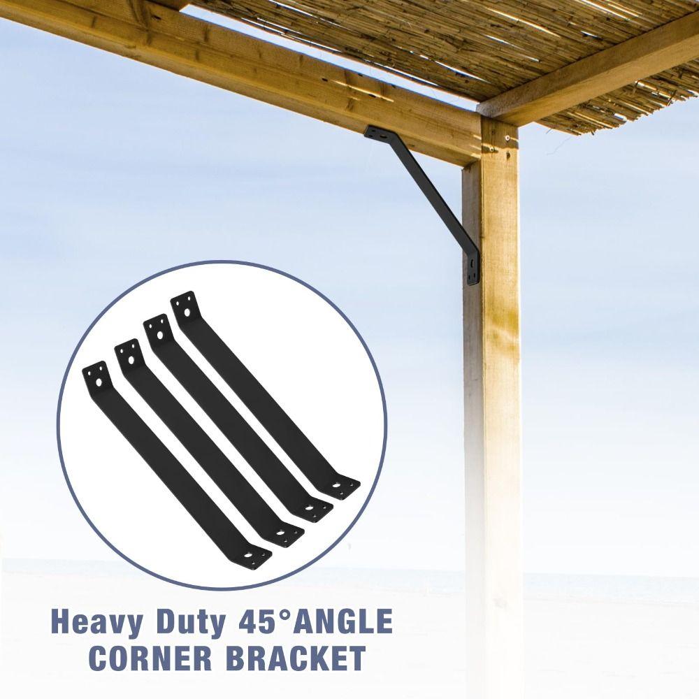 Heavy-Duty Metal Support Bracket Thickened Strengthening Reinforcing Rod Durable Construction Internal Bracket