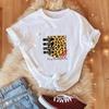 Asian Size-Print T Clothing Leopard Trend 90s Style Summer Top Graphic Tee Casual Women's Ladies Cartoon Female Fashion Short Sleeve T-shirt