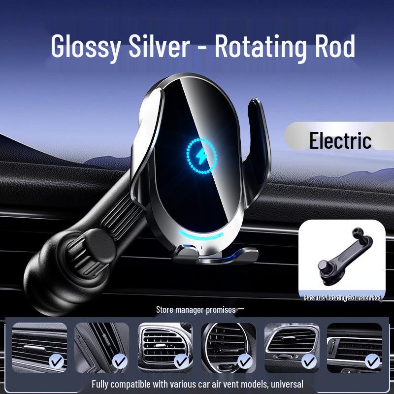 Universal Wireless Charging Car Phone Holder for Air Vent & Dashboard