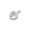 5pcs/lot ,Brass Cubic Zirconia Pendant for Jewelry making, Heart-shaped Women's Accessories, VD1457-VD1459