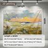 Abstract Landscape Tapestry Wall Hanging Boho Boho Decor Polyester Print for Living Room Bedroom Boho Home Decoration Abstract N