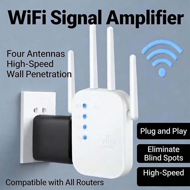 Новая распродажа 1 шт. WiFi-роутер с усиленным сигналом большой дальности, роутер 300 Мбит/с, беспроводной репитер, усилитель расширителя WiFi-сигнала 2,4 ГГц