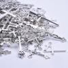 102030Pcslot Metal Silver Color Cross Charms For Jewelry Making Supplies Christ Accessories Handmade Womenmen Pendant Charm