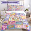 Happy 16th Birthday Celebration 3‑Piece Bedding Set,Soft Breathable Duvet Cover & 16 Pillowcases,Multi‑Purpose for Bedroom Dorm Guest Room,Great Festi
