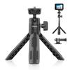 Ulanzi M12 Mini Tripod Camera Tripod Telescopic Selfie Stick Tabletop Tripod with Gopro Mount 360 Degree Rotation Free Head Screw Hole Easy To Carry