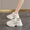 CRLAYDK женские массивные кроссовки модная платформа сетчатая повседневная обувь для папы на шнуровке удобная прогулочная танкетка спортивный теннис для леди