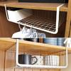 Metal Cabinet Closet Desk Hanging Mesh Basket Wire Bookcase Shelf Rack Organizer