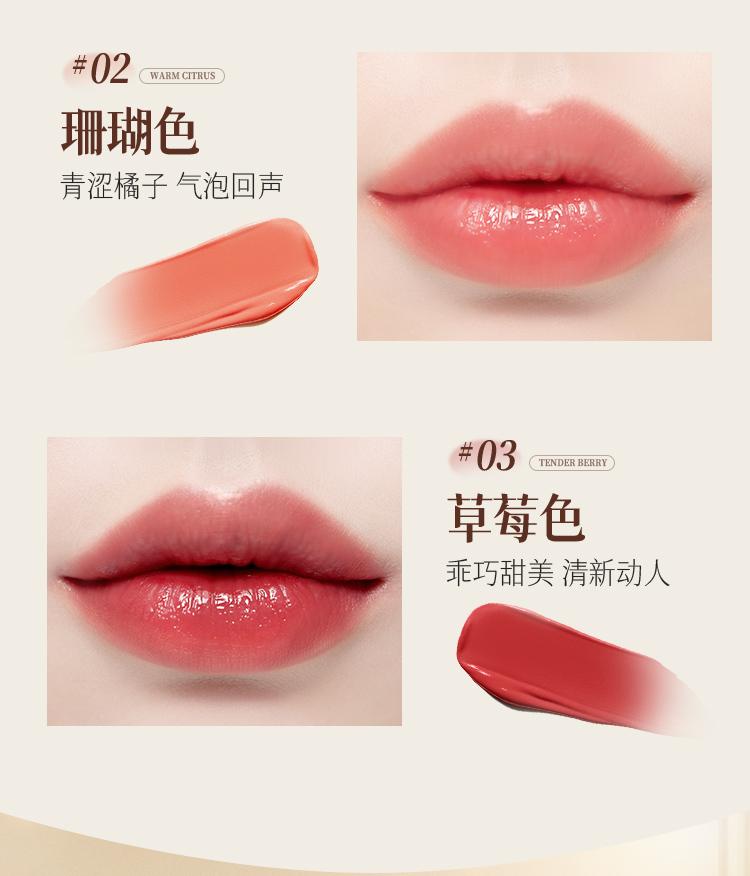 Ruyi Colorful lipstick Anti chap Exfoliating&Attenuating Lip Lines Moisturizing Lip Care Oil Film