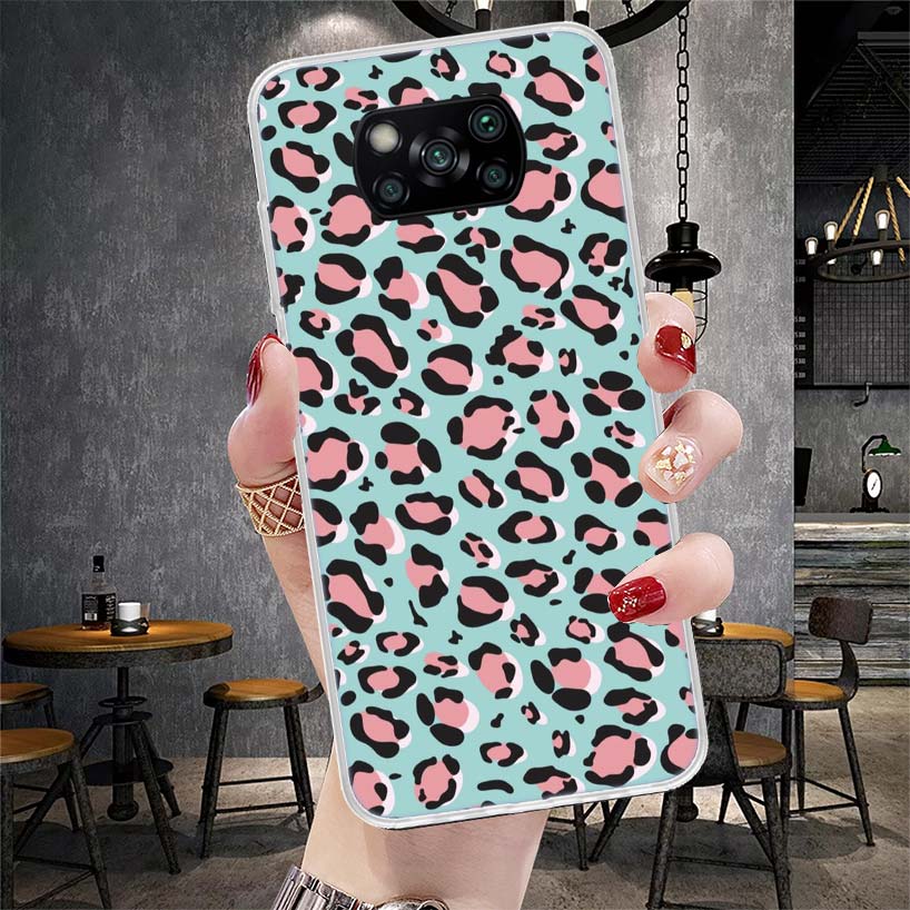 Чехол для телефона с принтом тигра, леопарда, пантеры для Xiaomi Redmi 15C 15 13C 13 Poco X5 X6 X7 F7 Ultra M7 12C 12 10 10C 9C 9A 9T 9 Fundas