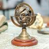 Зодиакальный армиллярный шар-глобус: 5-дюймовая латунная небесная модель