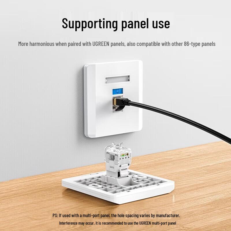 Ugreen Cat5e Tool-Free RJ45 Keystone Jack