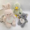 Plush Toys Bunny Rabbit Dolls Kawaii Easter Gifts Toy Soft Stuftted Animal Duck Bear Cat Puppy Dog Plushies for Kids