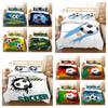 Hot Sell Duvet Cover Set Football Home Bedclothes Soccer Painting Bedding Suit Man Boys Luxury Bed Covers Newly Fashion Beding Cover Sets