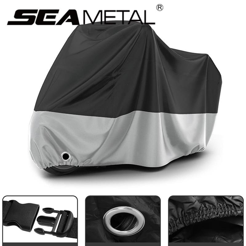 SEAMETAL Чехол для мотоцикла Мотоциклетная водонепроницаемая уличная сумка для хранения Сверхпрочный мотоциклетный скутер Защитный чехол-укрытие с отверстиями для замка