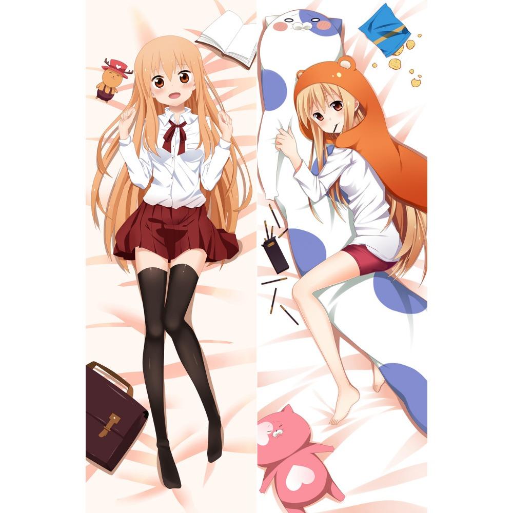60x180см Аниме Дакимакура Химото! Umaru-chan Doma Umaru Косплей Наволочка обнимающая подушка для тела Постельное белье Декор