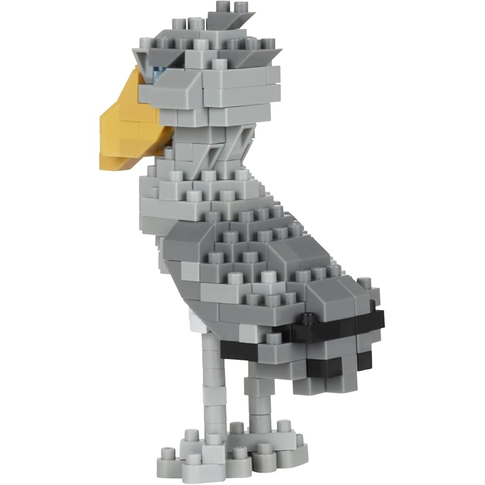 Kawada Nano Block Набор для сборки модели Птица-китоглав NBC_345 Строительная игрушка для возраста 12+